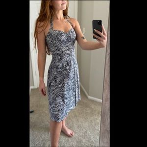 Vintage Women’s Paisley Halter Dress